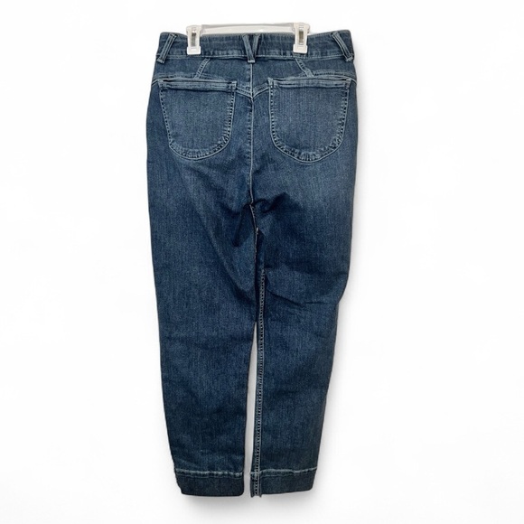WIT & WISDOM Seamed High Waist Ankle Straight Leg Jeans In Bl-blue Size 6 NWOT - Picture 3 of 11